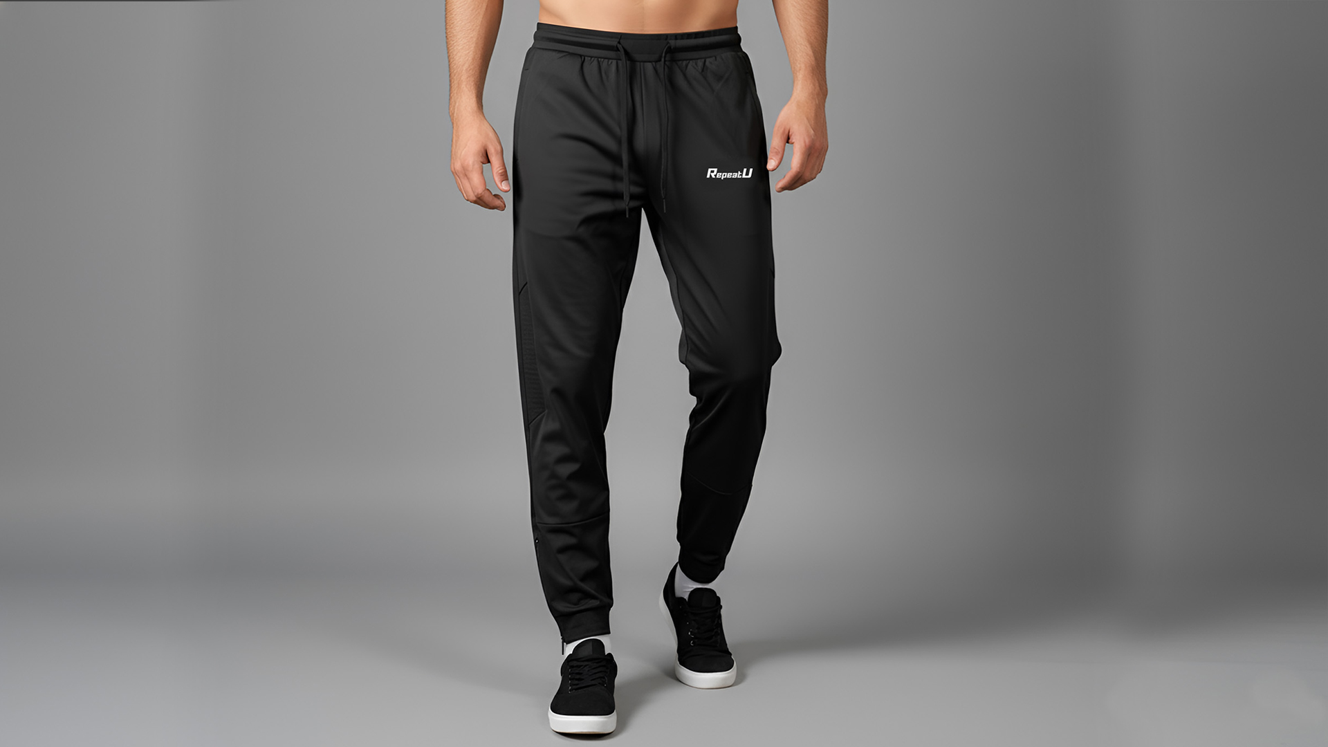 Core Black Training Track pants