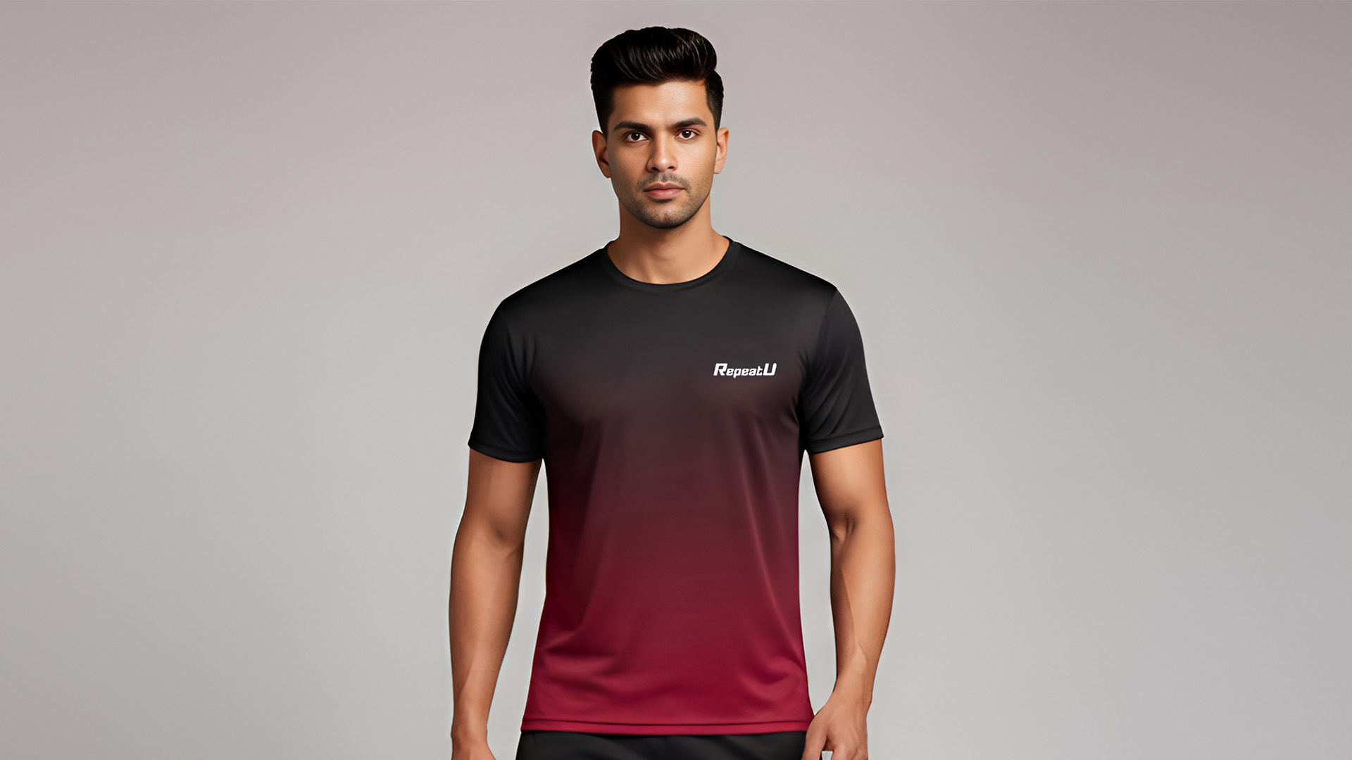 Shadow Red Gradient Tee