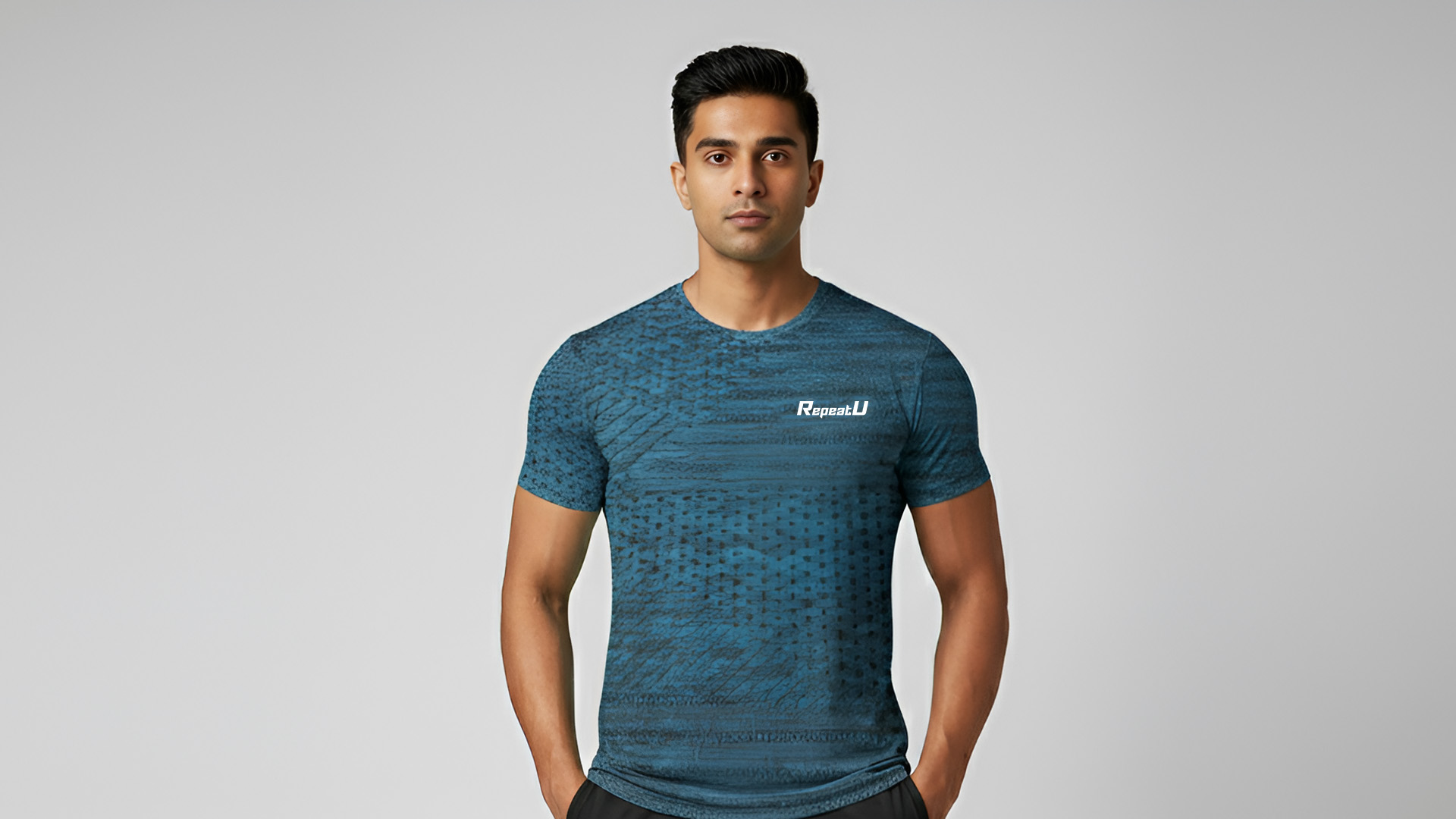AeroFit Teal Blue T-Shirt